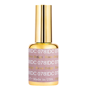 DND DC Gel Polish - 078 Gray Colors - Rose Beige by DND DC sold by DTK Nail Supply