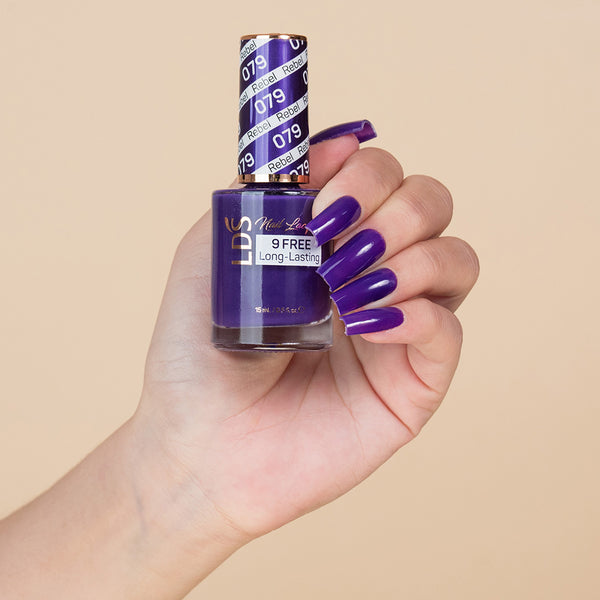  LDS Nail Lacquer - 079 Rebel by LDS sold by DTK Nail Supply