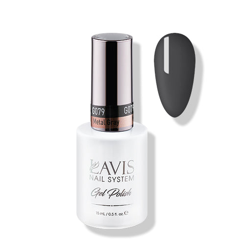  Lavis Gel Polish 079 - Metal Gray by LAVIS NAILS sold by DTK Nail Supply