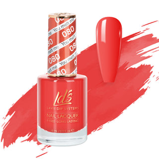  LDS 080 You Melt Me - LDS Healthy Nail Lacquer 0.5oz by LDS sold by DTK Nail Supply