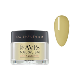  Lavis Acrylic Powder - 081 Egg Nog - Yellow Colors by LAVIS NAILS sold by DTK Nail Supply