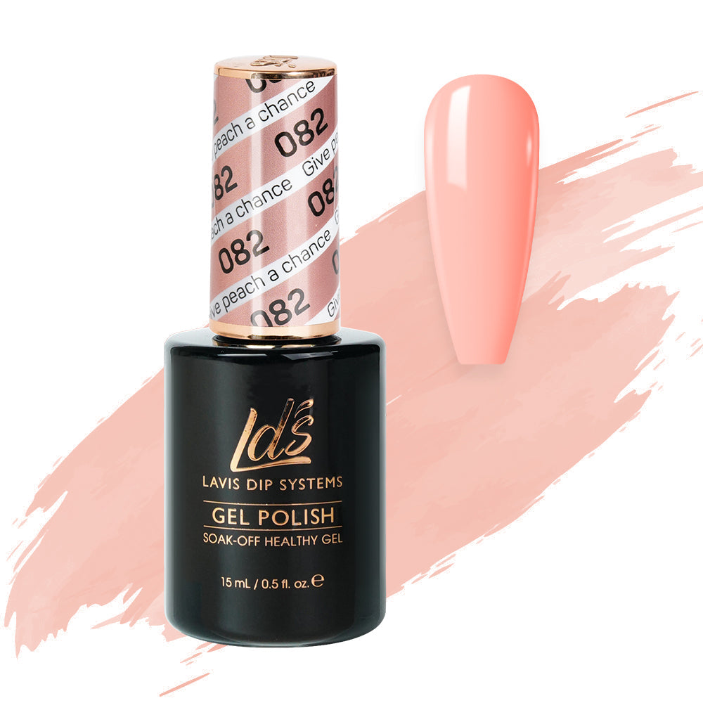  LDS Hema Free Gel Polish 082 - Give Peach A Chance by LDS HEMA FREE GEL POLISH sold by DTK Nail Supply