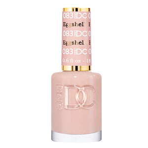  DND DC Nail Lacquer - 083 Neutral, Brown Colors - Eggshell by DND DC sold by DTK Nail Supply