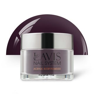  Lavis Acrylic Powder - 084 First Night - Brown, Purple Colors by LAVIS NAILS sold by DTK Nail Supply