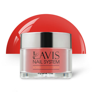  Lavis Acrylic Powder - 085 Spicy Sweet - Red, Neon Colors by LAVIS NAILS sold by DTK Nail Supply