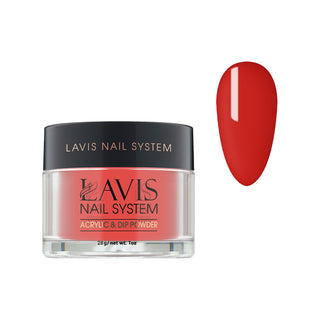  Lavis Acrylic Powder - 085 Spicy Sweet - Red, Neon Colors by LAVIS NAILS sold by DTK Nail Supply