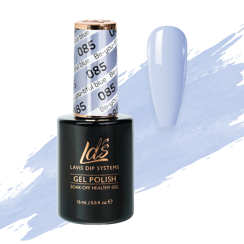  LDS Hema Free Gel Polish 085 - Be-You-Tiful Blue by LDS HEMA FREE GEL POLISH sold by DTK Nail Supply