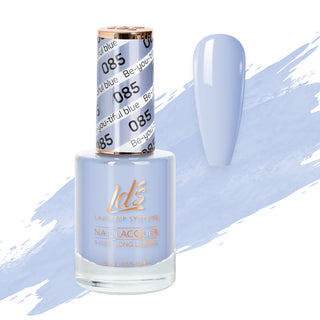  LDS 085 Be-You-Tiful Blue - LDS Healthy Nail Lacquer 0.5oz by LDS sold by DTK Nail Supply