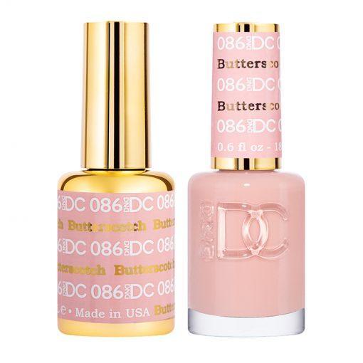  DND DC Gel Nail Polish Duo - 086 Butterscotch by DND DC sold by DTK Nail Supply