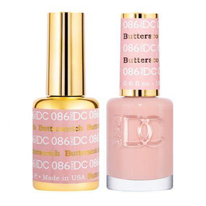  DND DC Gel Nail Polish Duo - 086 Butterscotch by DND DC sold by DTK Nail Supply