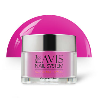  Lavis Acrylic Powder - 087 Broccoli Knockoli - Pink, Neon Colors by LAVIS NAILS sold by DTK Nail Supply