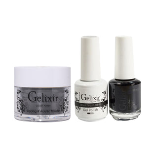  Gelixir 3 in 1 - 089 Black Night - Acrylic & Dip Powder, Gel & Lacquer by Gelixir sold by DTK Nail Supply