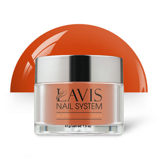  Lavis Acrylic Powder - 089 Netflix 'n' Cheetos - Orange, Neon Colors by LAVIS NAILS sold by DTK Nail Supply