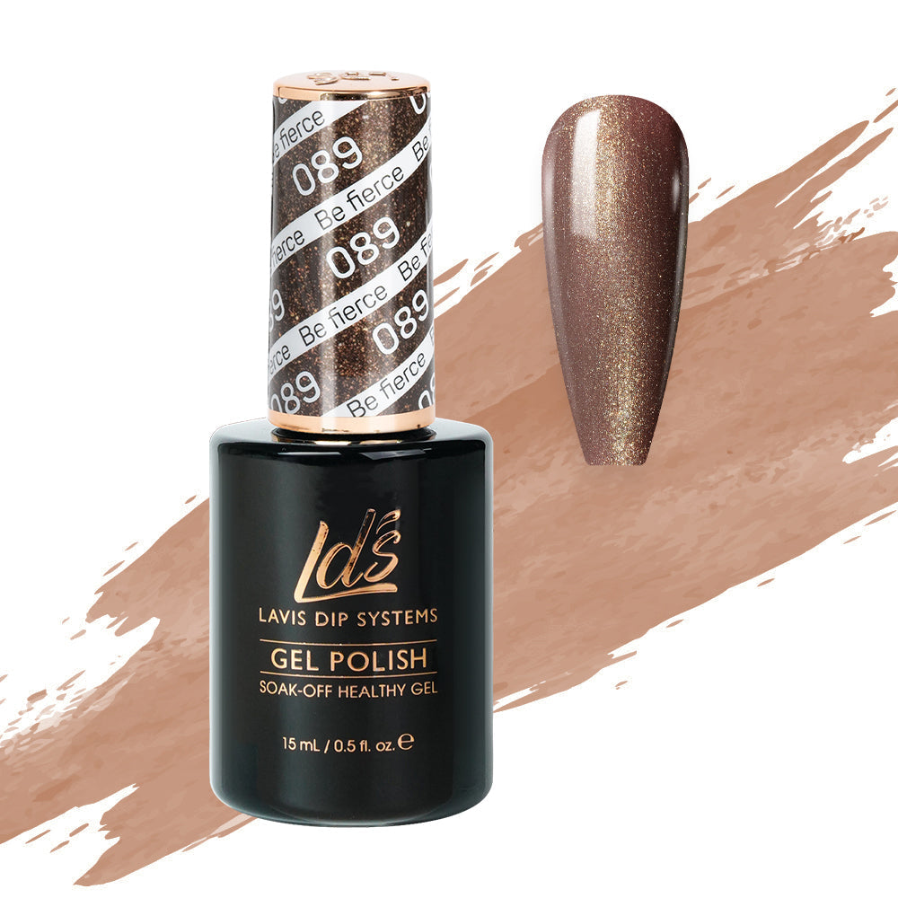  LDS Hema Free Gel Polish 089 - Be Fierce by LDS HEMA FREE GEL POLISH sold by DTK Nail Supply