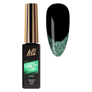  LDS - 08 Emerald Green - Platinum Line Art Gel Nails Polish Nail Art by LDS sold by DTK Nail Supply