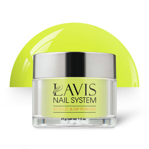  Lavis Acrylic Powder - 090 Neon Banana by LAVIS NAILS sold by DTK Nail Supply