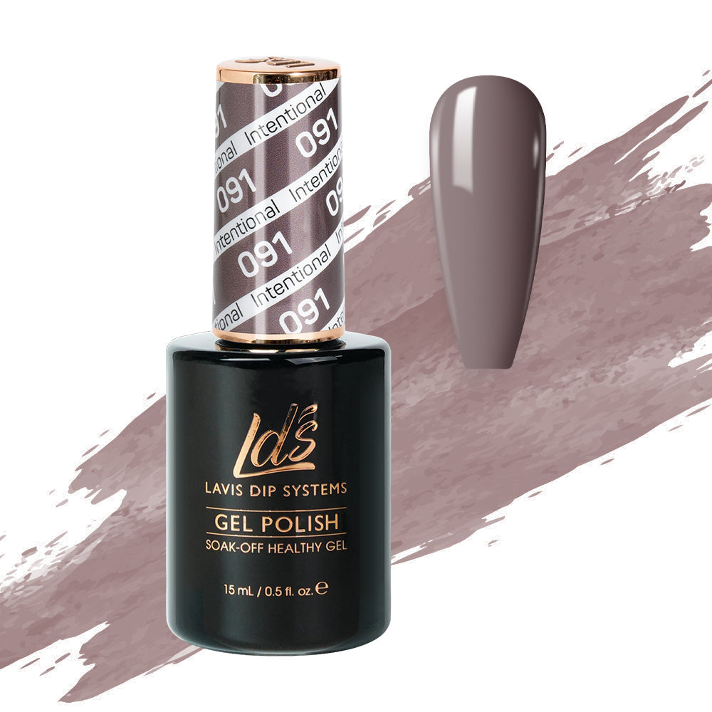  LDS Hema Free Gel Polish 091 - Intentional by LDS HEMA FREE GEL POLISH sold by DTK Nail Supply