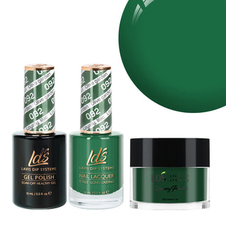  LDS 3 in 1 - 092 Olive Garden - Dip, Gel & Lacquer Matching by LDS sold by DTK Nail Supply