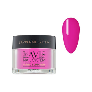  Lavis Acrylic Powder - 093 Dunkin Donut Pink - Purple Colors by LAVIS NAILS sold by DTK Nail Supply