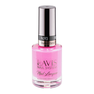  LAVIS Nail Lacquer - 093 Dunkin Donut Pink - 0.5oz by LAVIS NAILS sold by DTK Nail Supply