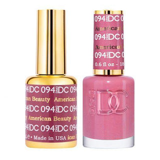  DND DC Gel Nail Polish Duo - 094 Pink Colors - American Beauty by DND DC sold by DTK Nail Supply
