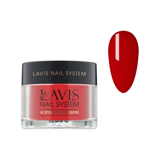  Lavis Acrylic Powder - 094 Roses Are Red - Red Colors by LAVIS NAILS sold by DTK Nail Supply