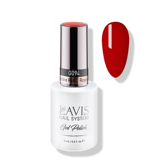  Lavis Gel Polish 094 - Red Colors - Roses Are Red by LAVIS NAILS sold by DTK Nail Supply