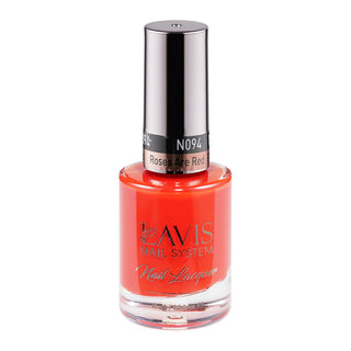  LAVIS Nail Lacquer - 094 Roses Are Red - 0.5oz by LAVIS NAILS sold by DTK Nail Supply