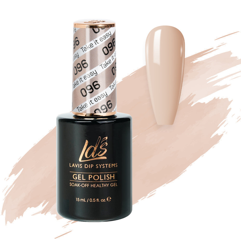  LDS Hema Free Gel Polish 096 - Take It Easy by LDS HEMA FREE GEL POLISH sold by DTK Nail Supply