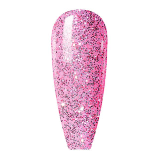  Lavis Gel Nail Polish Duo - 098 Pretty Pink Glitter by LAVIS NAILS sold by DTK Nail Supply