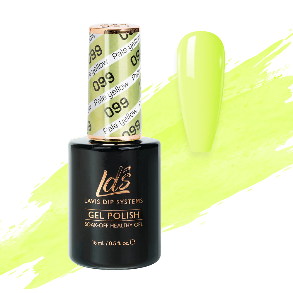  LDS Hema Free Gel Polish 099 - Pale Yellow by LDS HEMA FREE GEL POLISH sold by DTK Nail Supply