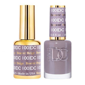 DND DC Gel Nail Polish Duo - 100 Beaver Beige by DND DC sold by DTK Nail Supply