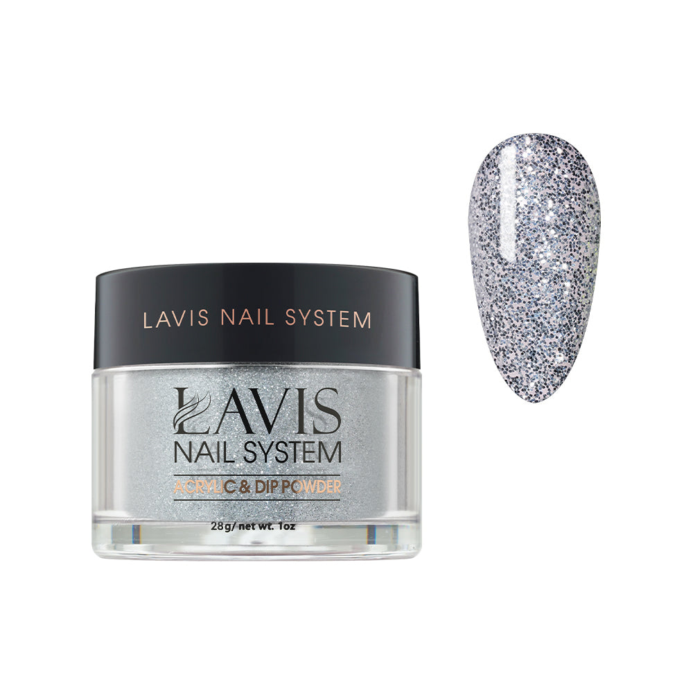  Lavis Acrylic Powder - 100 Ice Crystals by LAVIS NAILS sold by DTK Nail Supply