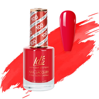  LDS 100 Bloody Mary - LDS Healthy Nail Lacquer 0.5oz by LDS sold by DTK Nail Supply