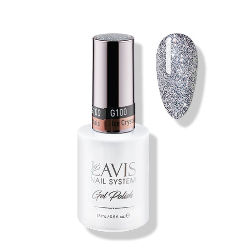  Lavis Gel Polish 100 - Ice Crystals by LAVIS NAILS sold by DTK Nail Supply