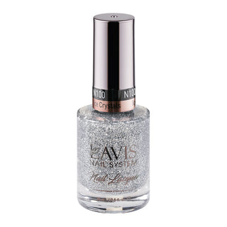  LAVIS Nail Lacquer - 100 Ice Crystals - 0.5oz by LAVIS NAILS sold by DTK Nail Supply