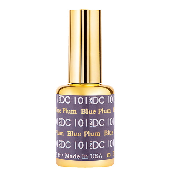  DND DC Gel Polish - 101 Purple, Gray Colors - Blue Plum by DND DC sold by DTK Nail Supply