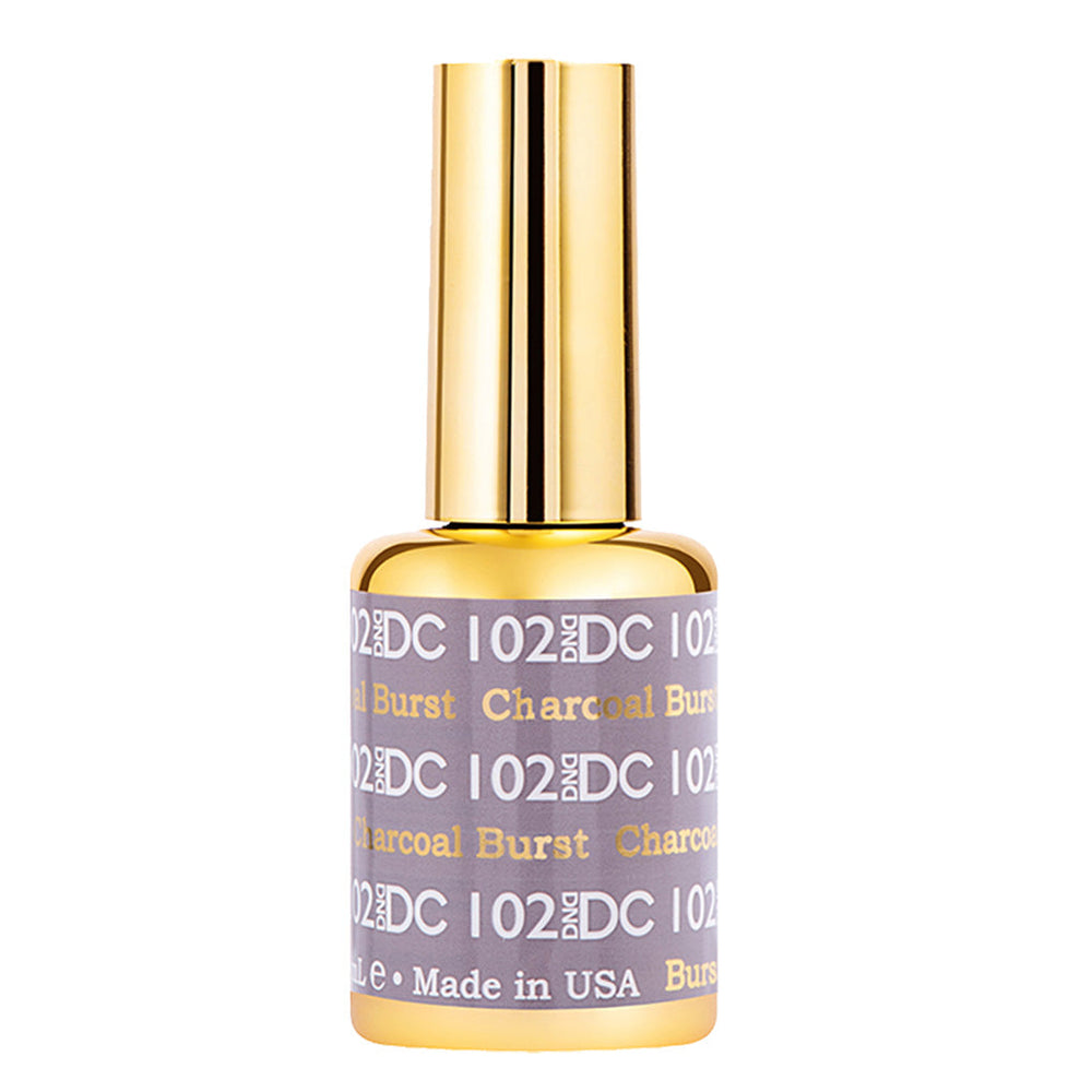 DND DC Gel Polish - 102 Gray Colors - Charcoal Burnt by DND DC sold by DTK Nail Supply