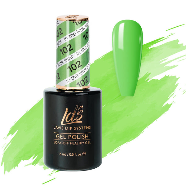  LDS Hema Free Gel Polish 102 - In The Lime Light by LDS HEMA FREE GEL POLISH sold by DTK Nail Supply