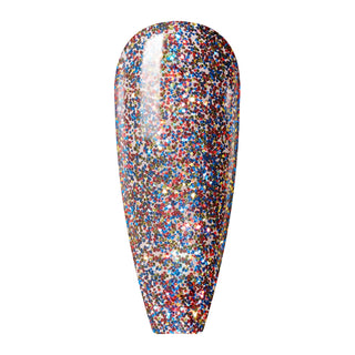  Lavis Gel Nail Polish Duo - 102 Red, Glitter Colors - Kaleidoscope by LAVIS NAILS sold by DTK Nail Supply