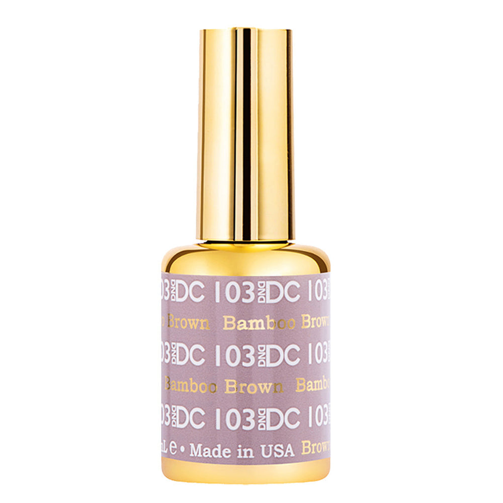  DND DC Gel Polish - 103 Neutral, Brown Colors - Bamboo Brown by DND DC sold by DTK Nail Supply
