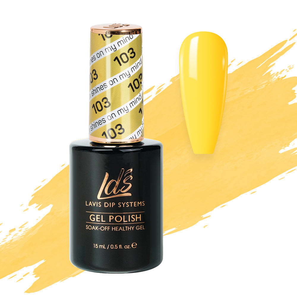  LDS Hema Free Gel Polish 103 - Sun Shines On My Mind by LDS HEMA FREE GEL POLISH sold by DTK Nail Supply