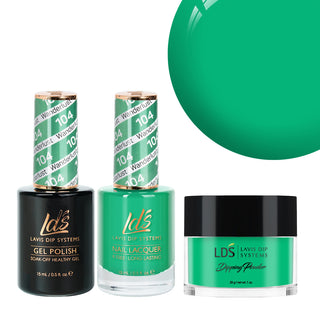  LDS 3 in 1 - 104 Wanderlust - Dip, Gel & Lacquer Matching by LDS sold by DTK Nail Supply