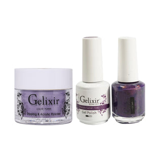  Gelixir 3 in 1 - 108 Purple Sand - Acrylic & Dip Powder, Gel & Lacquer by Gelixir sold by DTK Nail Supply