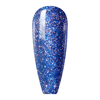  Lavis Gel Nail Polish Duo - 108 Blue, Glitter Colors - Golden Hour by LAVIS NAILS sold by DTK Nail Supply