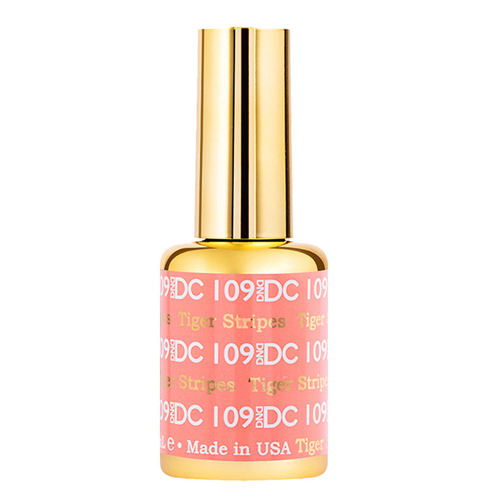 DND DC Gel Polish - 109 Coral Colors - Tiger Stripes by DND DC sold by DTK Nail Supply