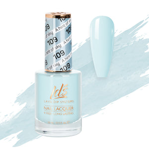 LDS Nail Lacquer - 109 A Hint Of Sky by LDS sold by DTK Nail Supply