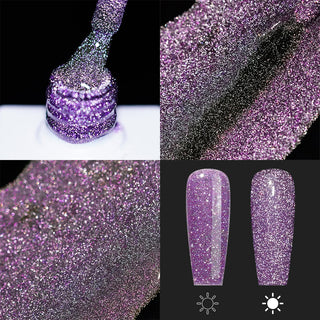  LAVIS Reflective R05 - 24 - Gel Polish 0.5 oz - Neon Lights Reflective Collection by LAVIS NAILS sold by DTK Nail Supply