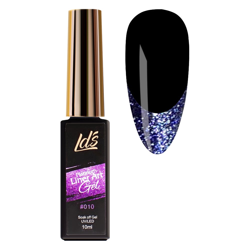 LDS Platinum Gel Polish Nail Art Liner - Lavender Purple 10