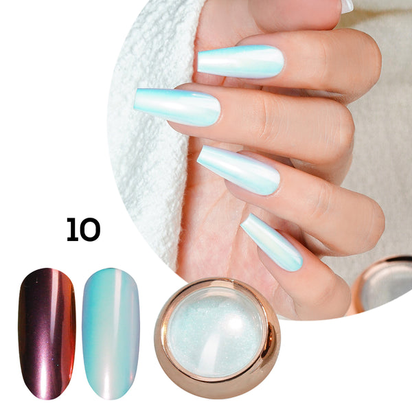 Aurora Galaxy Chrome Nail Powder - 10